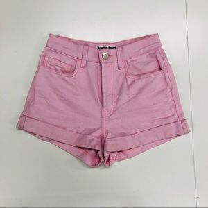 American Apparel pink shorts (24)